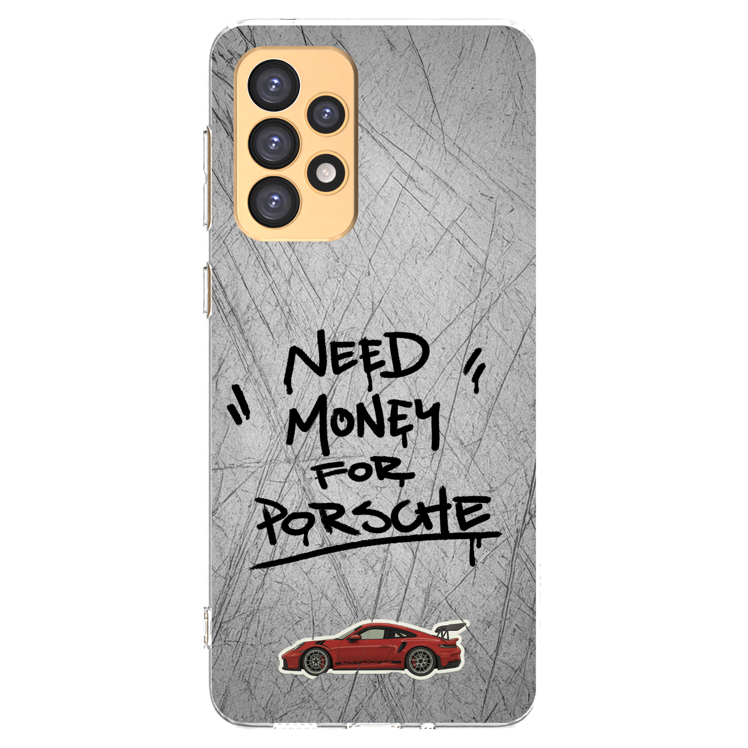 Picasee Samsung Galaxy A33 5G A336 Hülle - Transparentes Silikon - Grey Drift