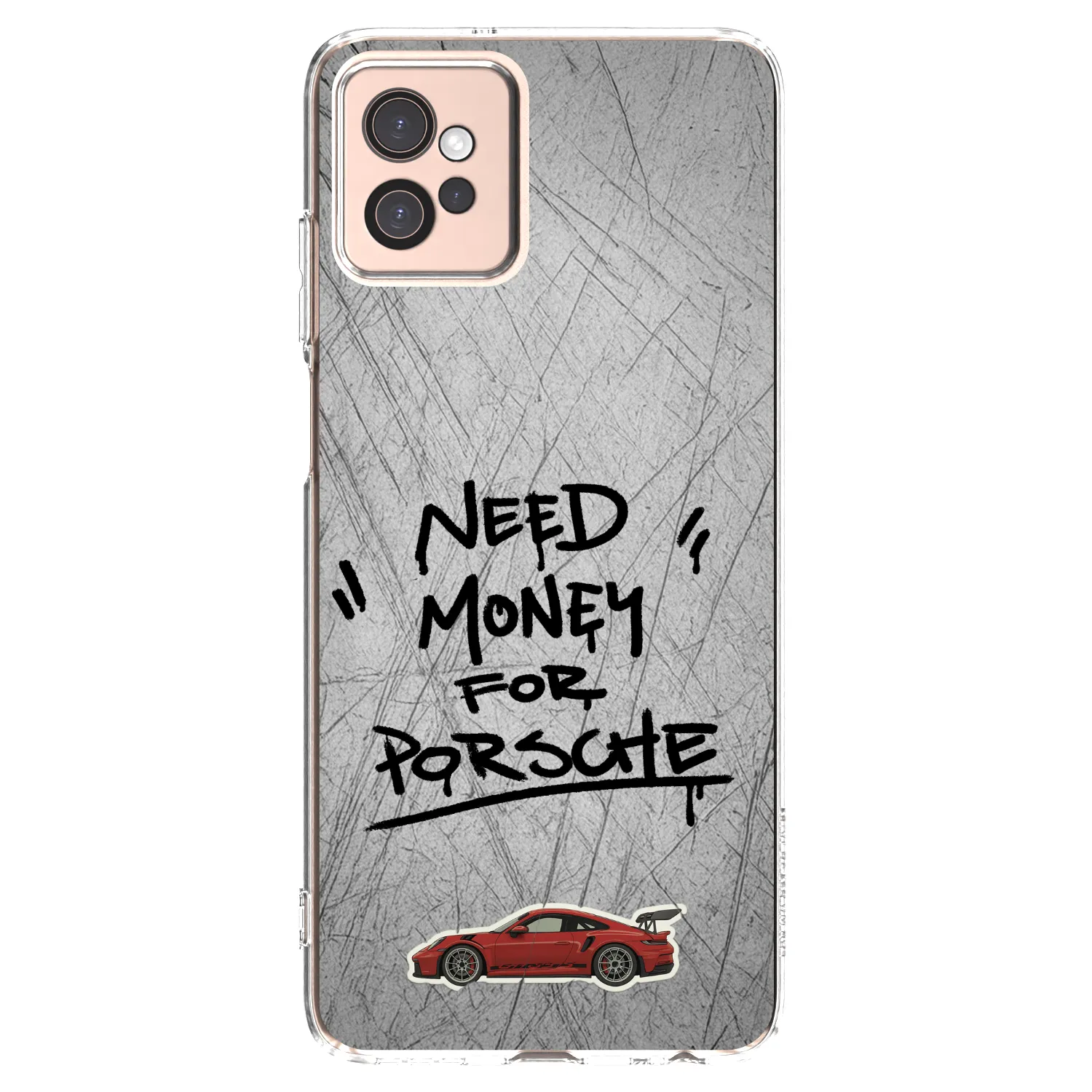 Picasee Motorola Moto G32 Hülle - Transparentes Silikon - Grey Drift