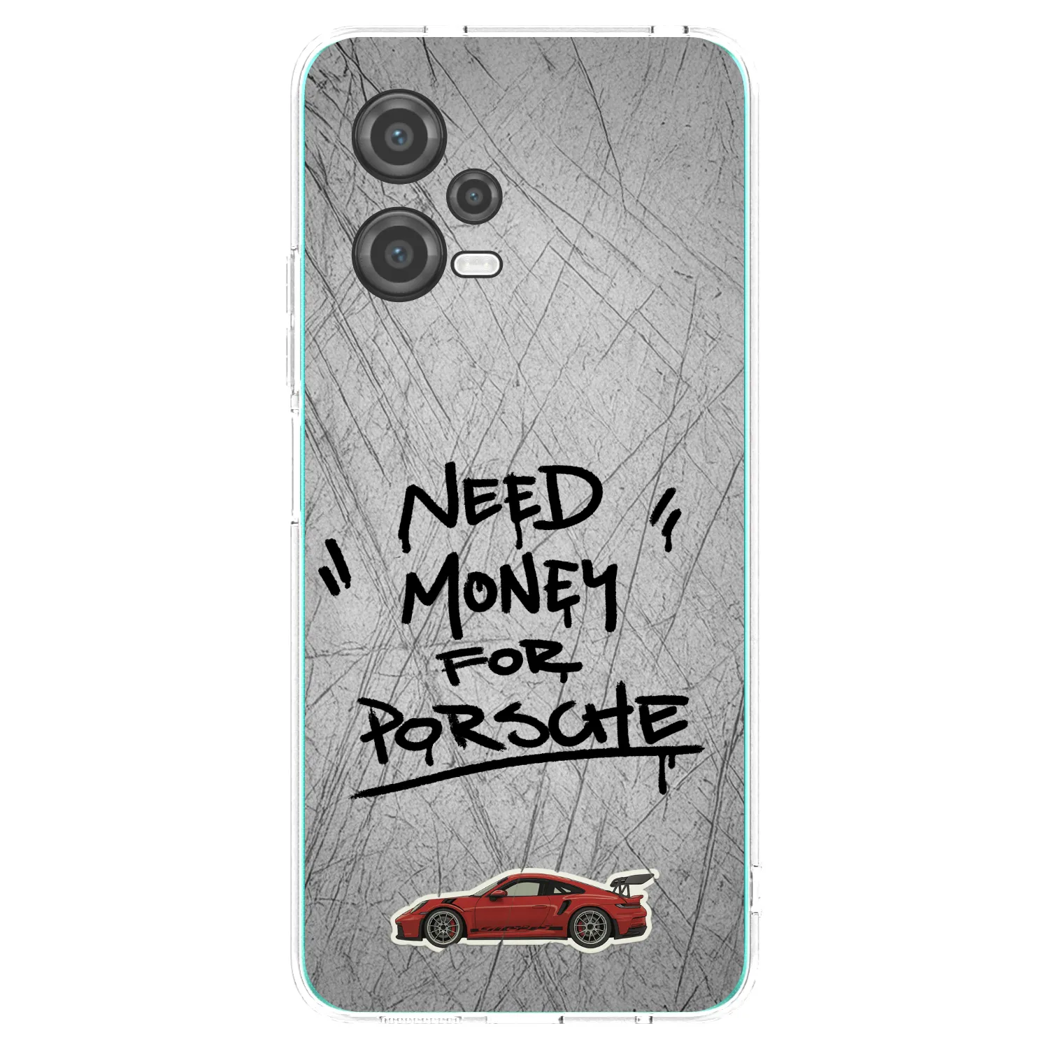 Picasee Xiaomi Poco X5 Hülle - Transparentes Silikon - Grey Drift