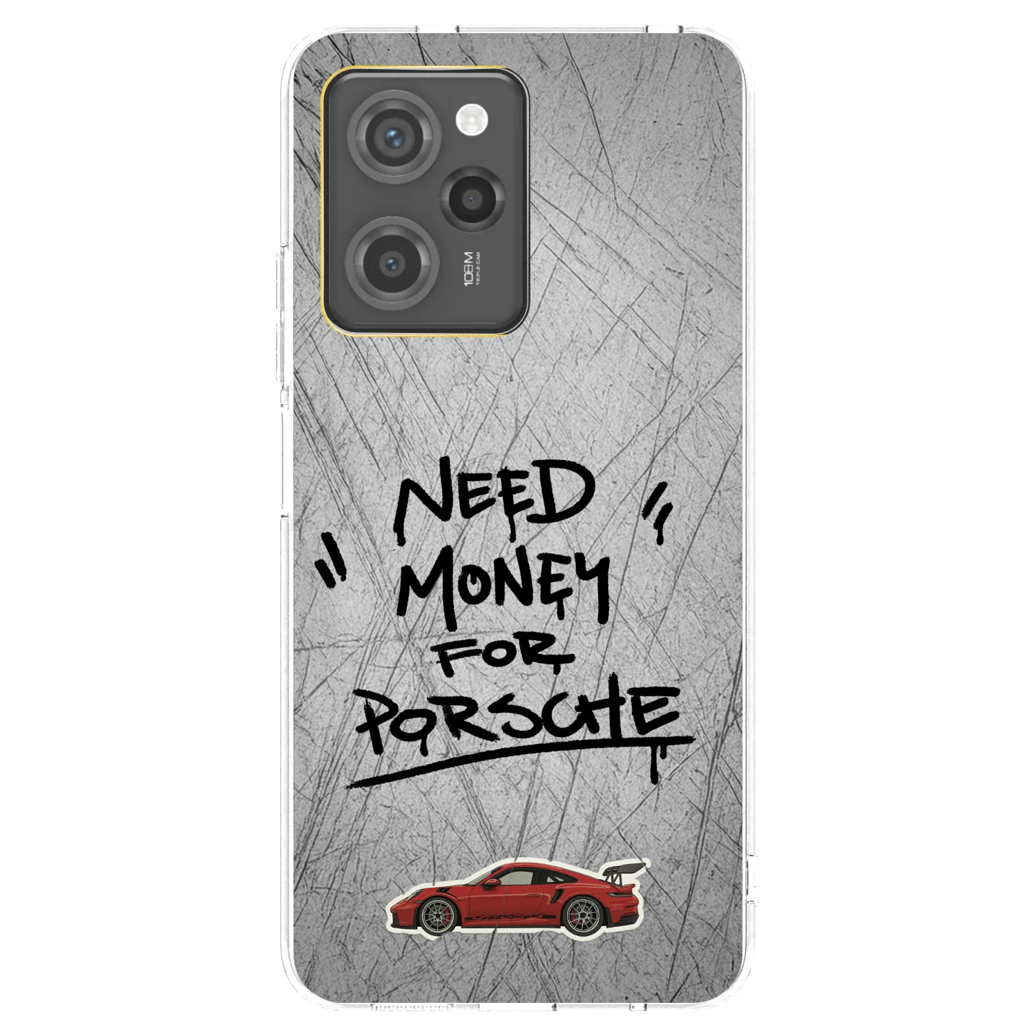 Picasee Xiaomi Poco X5 Pro Hülle - Transparentes Silikon - Grey Drift