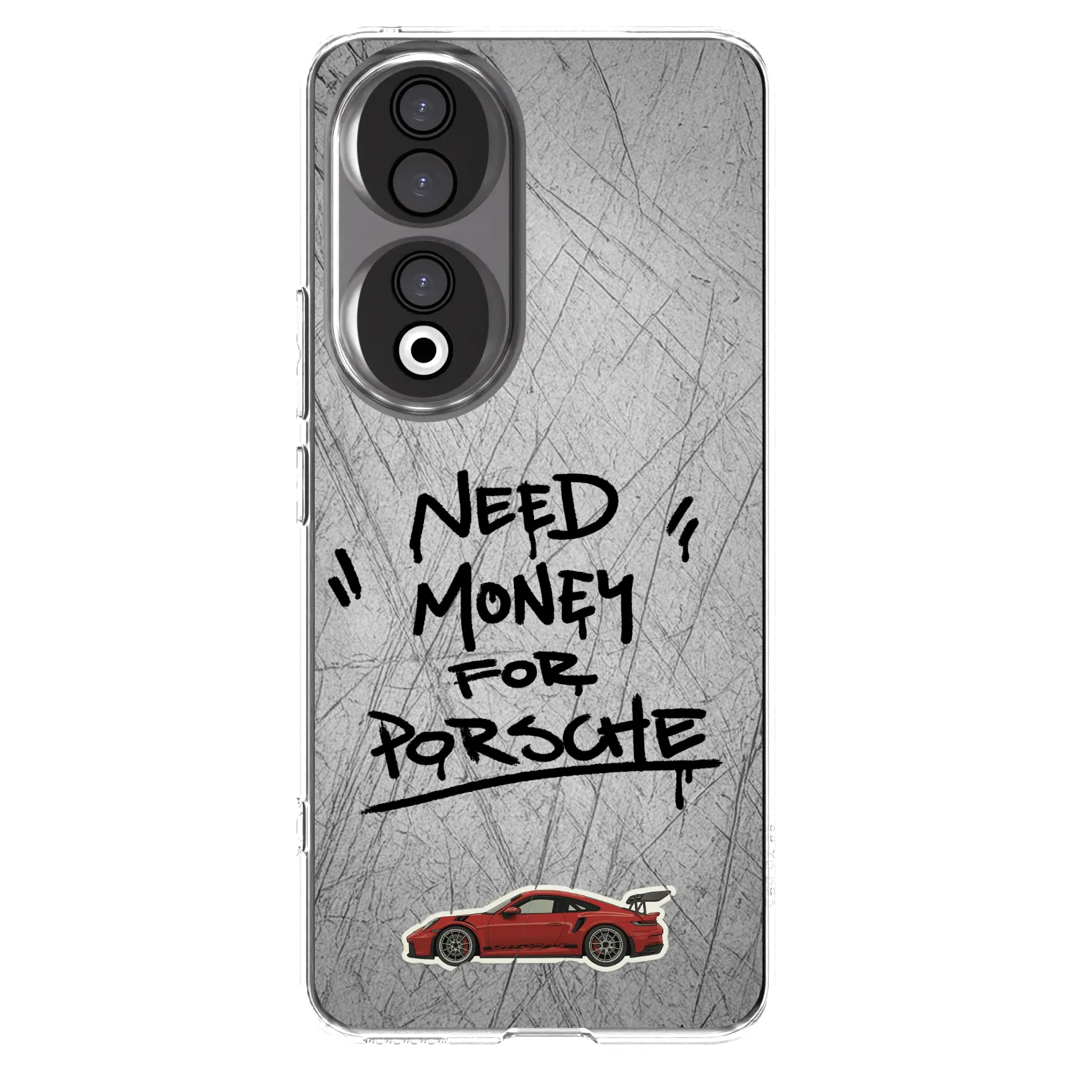 Picasee Honor 90 5G Hülle - Transparentes Silikon - Grey Drift