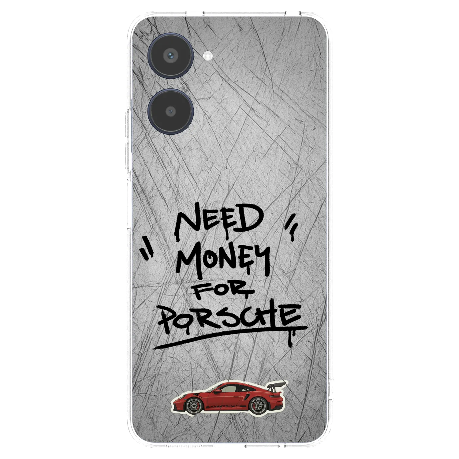 Picasee Realme 10 4G Hülle - Transparentes Silikon - Grey Drift