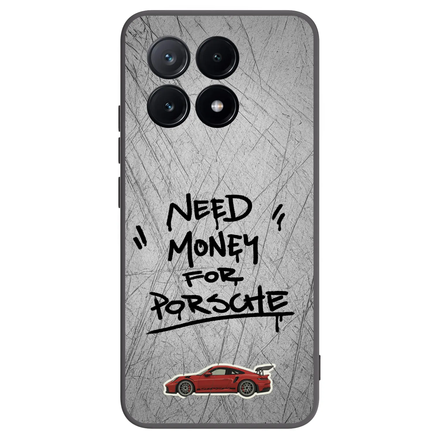 Picasee Xiaomi Poco X6 Pro Hülle - Schwarzes Silikon - Grey Drift