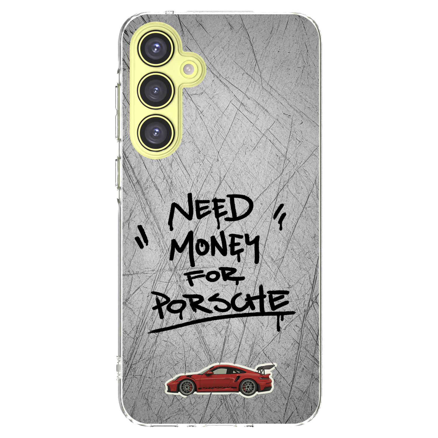 Picasee Samsung Galaxy A35 5G A356B Hülle - Transparentes Silikon - Grey Drift