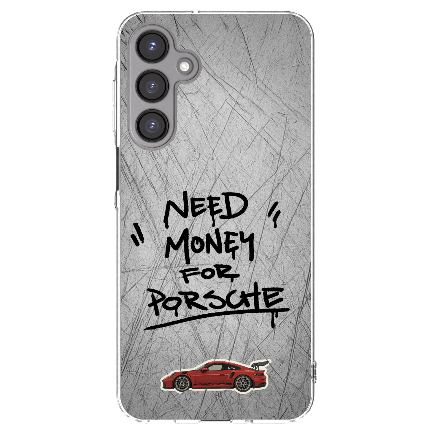 Picasee Samsung Galaxy A16 5G Hülle - Transparentes Silikon - Grey Drift