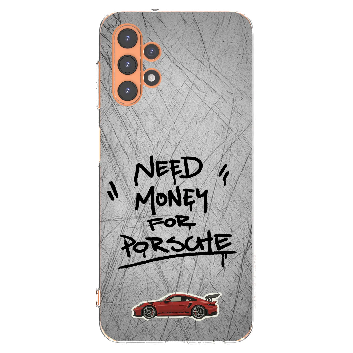 Picasee Samsung Galaxy A13 5G Hülle - Transparentes Silikon - Grey Drift