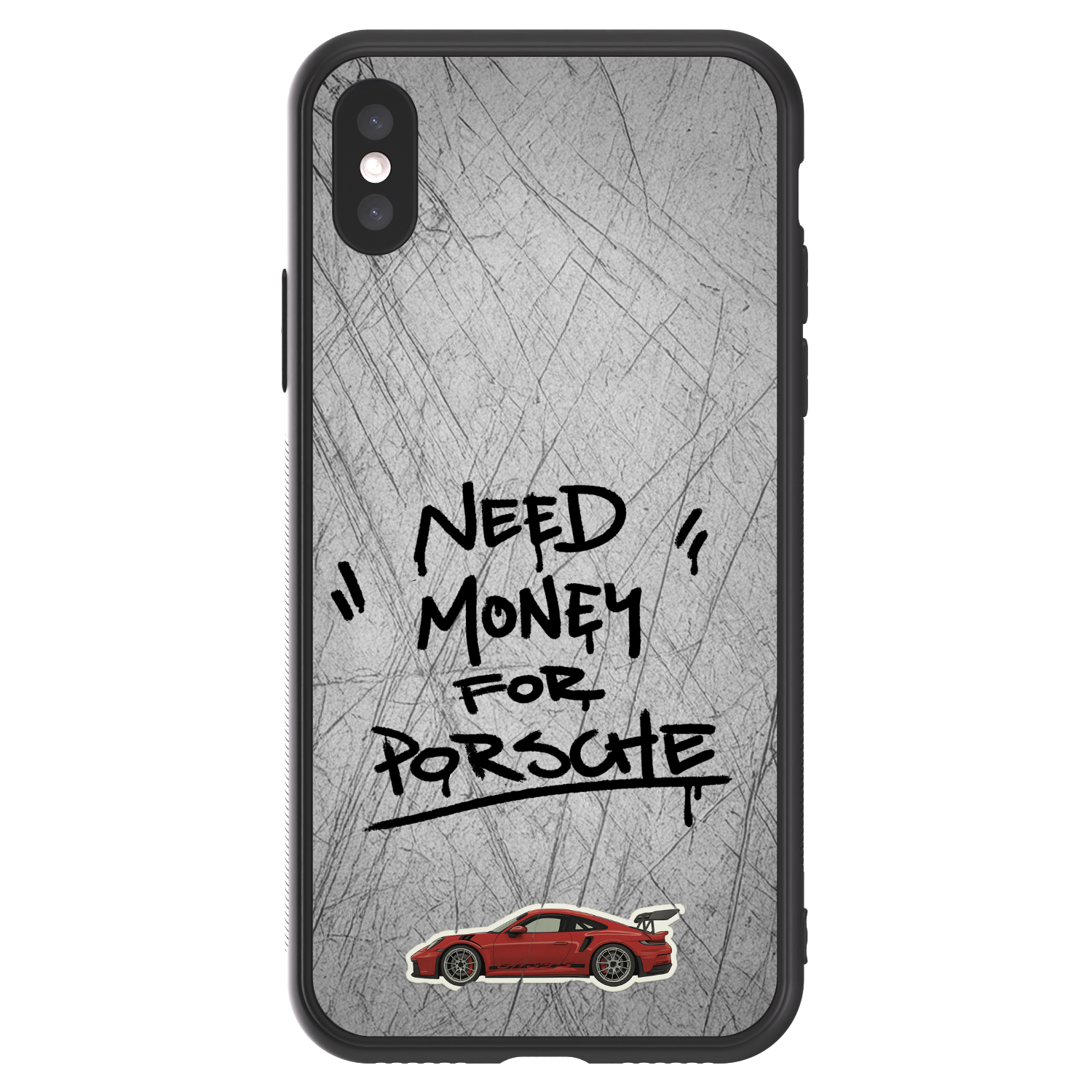 Picasee ULTIMATE CASE für Apple iPhone X/XS - Grey Drift