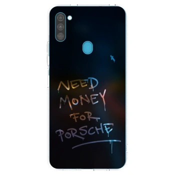 Picasee Samsung Galaxy M11 Hülle - Transparentes Silikon - Neon Nights