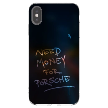 Picasee Apple iPhone XS Max Hülle - Transparentes Silikon - Neon Nights