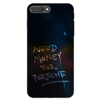 Picasee Apple iPhone 7 Plus Hülle - Transparentes Silikon - Neon Nights