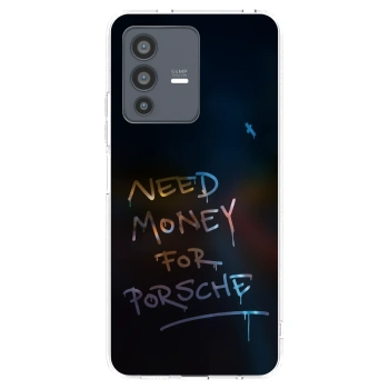 Picasee Vivo V23 5G Hülle - Transparentes Silikon - Neon Nights