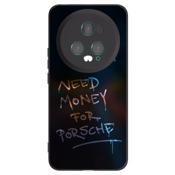 Picasee Honor Magic5 Pro Hülle - Schwarzes Silikon - Neon Nights
