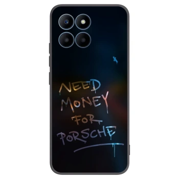 Picasee Honor 70 Lite Hülle - Schwarzes Silikon - Neon Nights