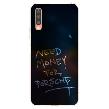Picasee Samsung Galaxy A70 A705F Hülle - Transparentes Silikon - Neon Nights