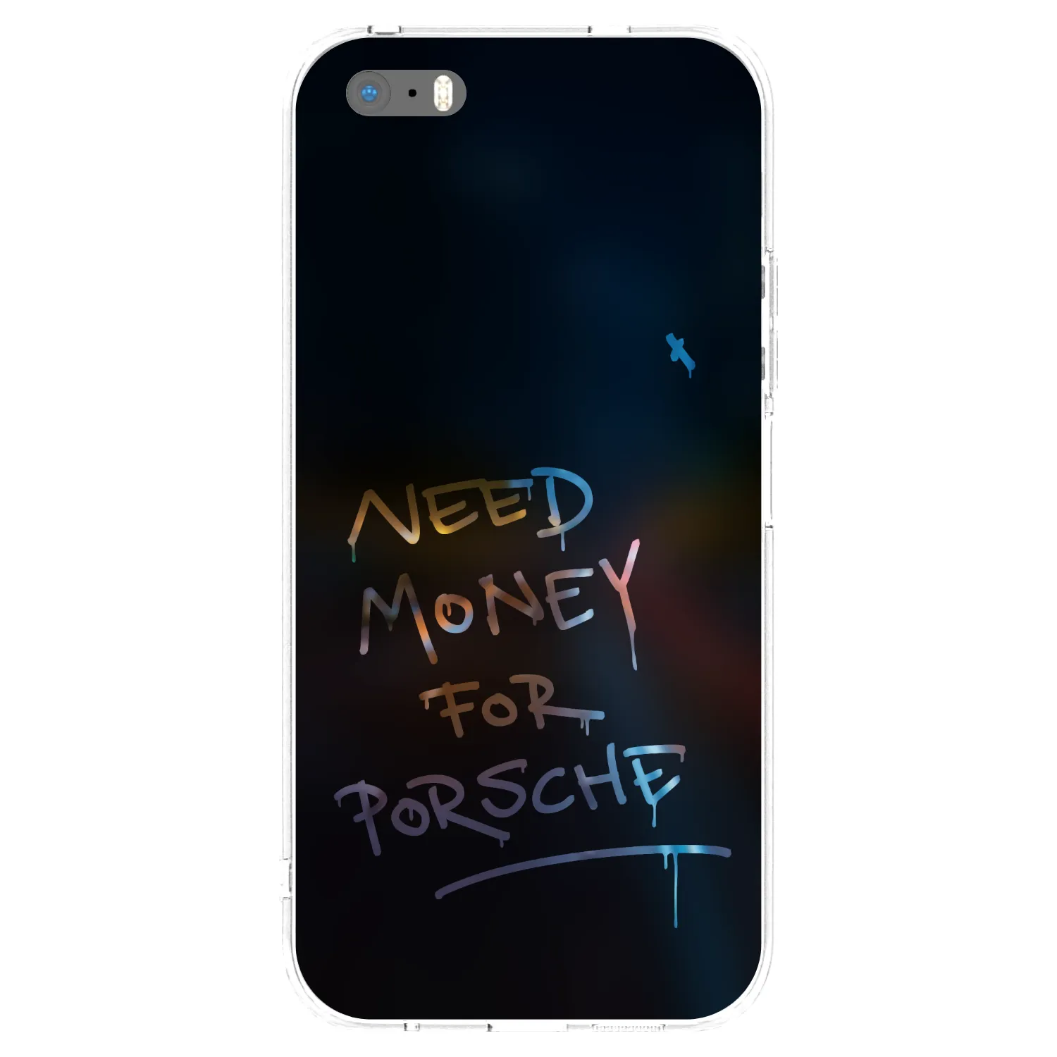 Picasee Apple iPhone 5/5S/SE Hülle - Transparentes Silikon - Neon Nights