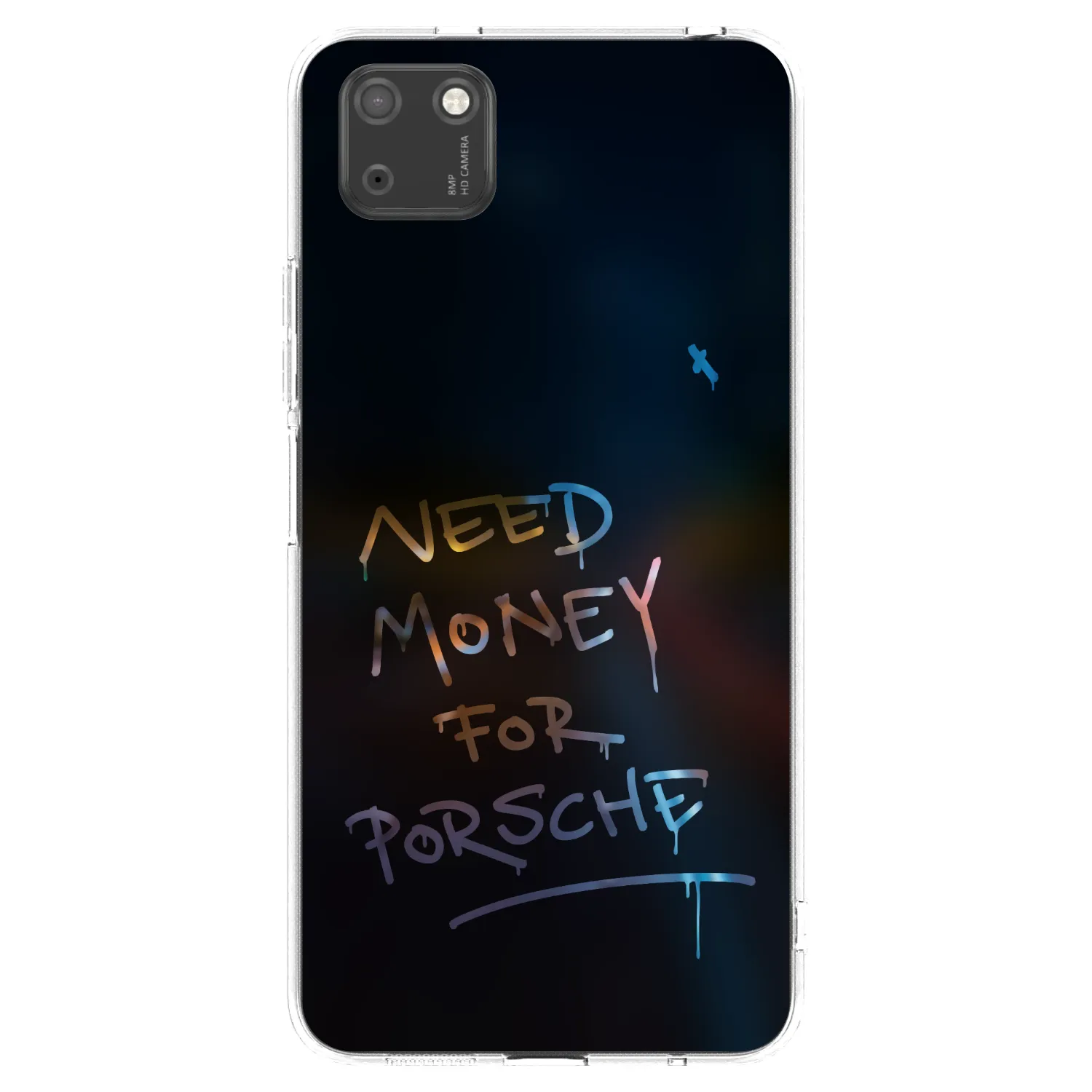 Picasee Huawei Y5P Hülle - Transparentes Silikon - Neon Nights