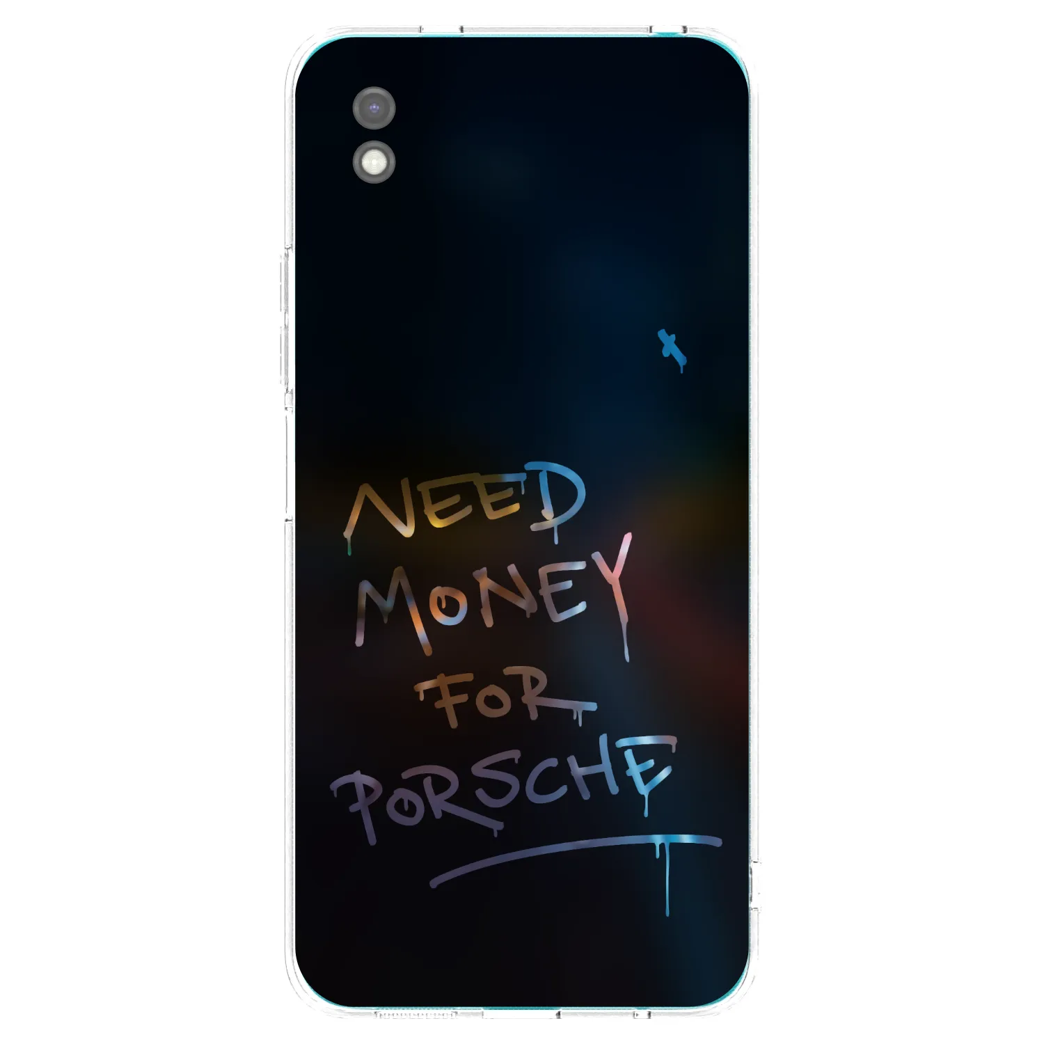 Picasee Xiaomi Redmi 9A Hülle - Schwarzes Silikon - Neon Nights
