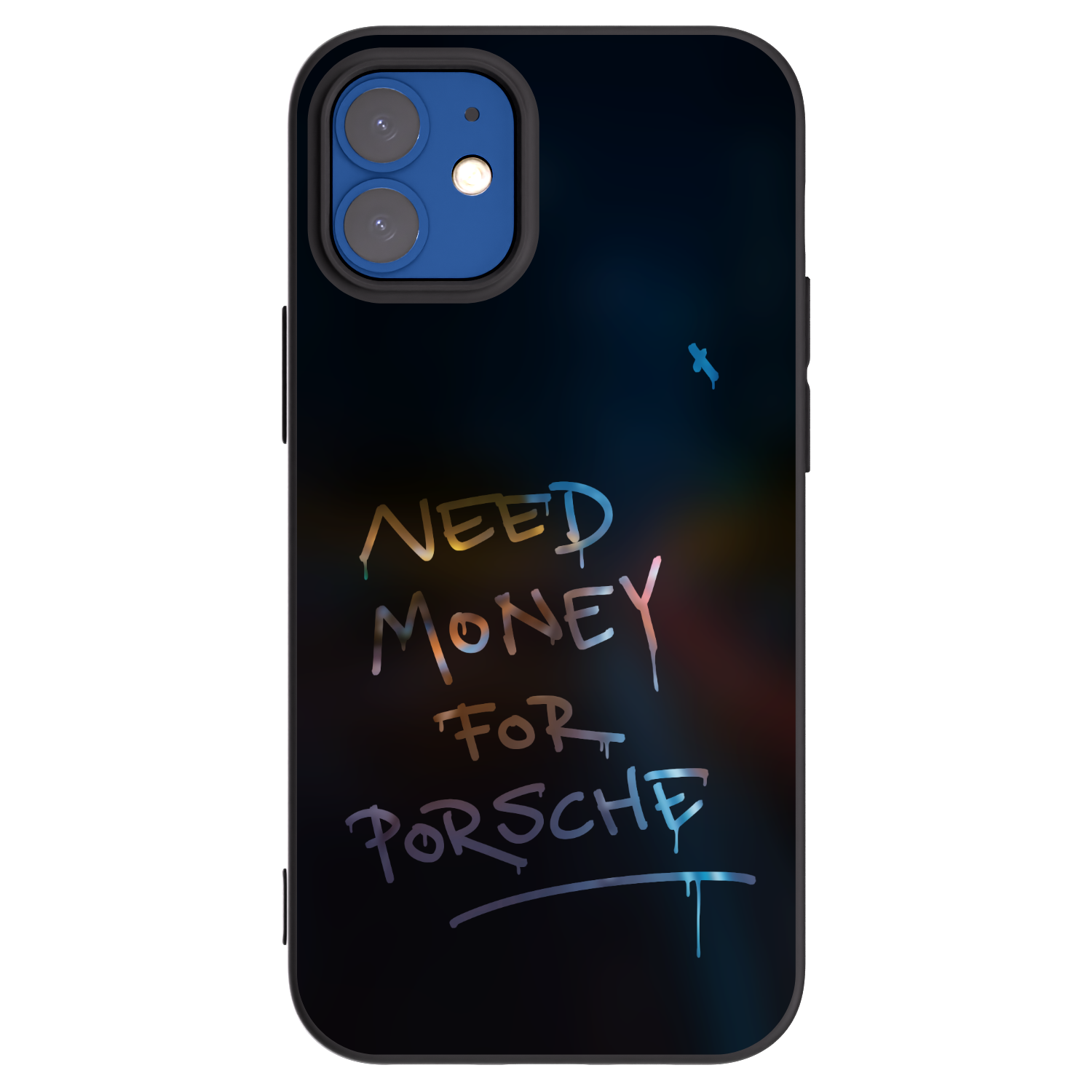 Picasee Apple iPhone 12 mini Hülle - Schwarzes Silikon - Neon Nights