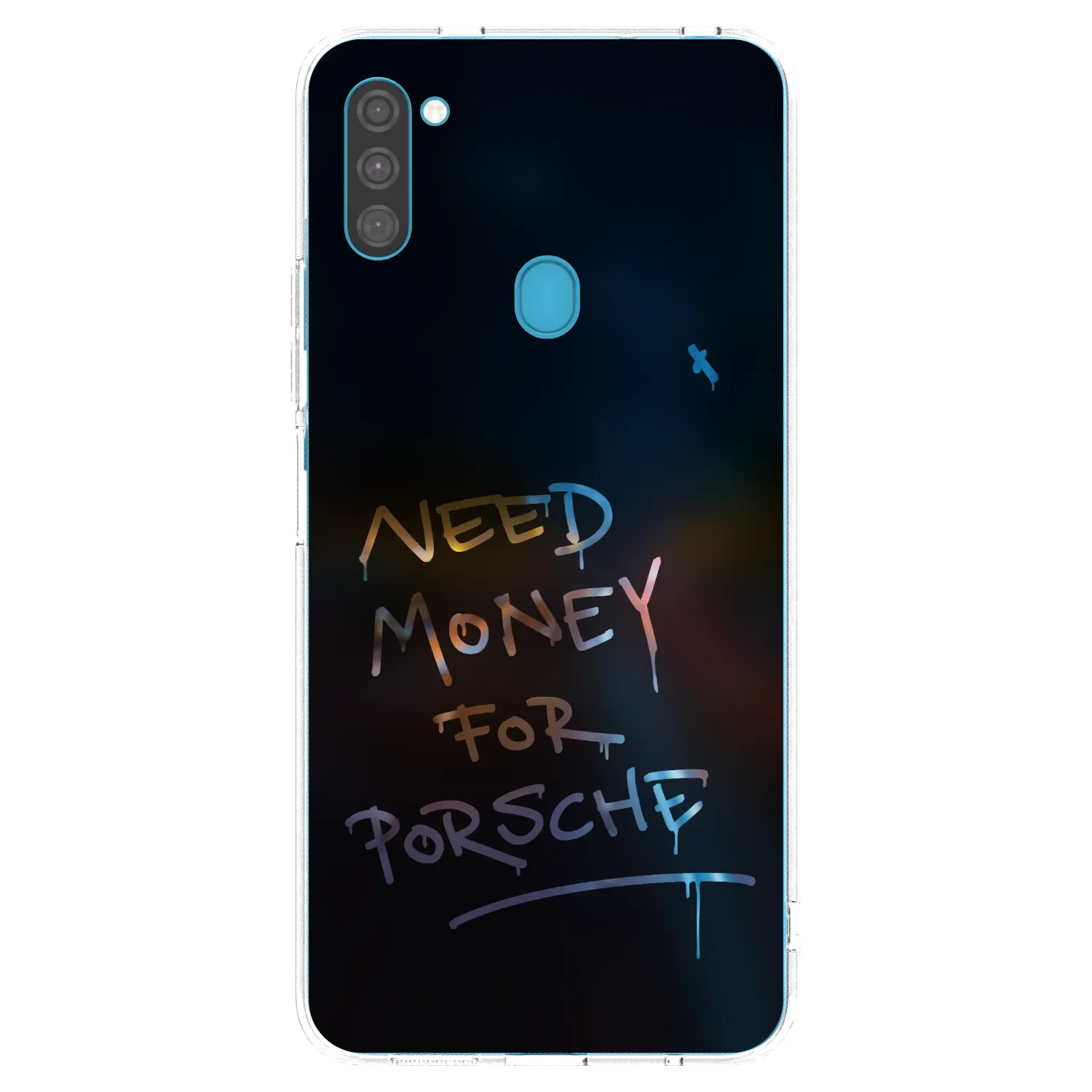 Picasee Samsung Galaxy M11 Hülle - Transparentes Silikon - Neon Nights