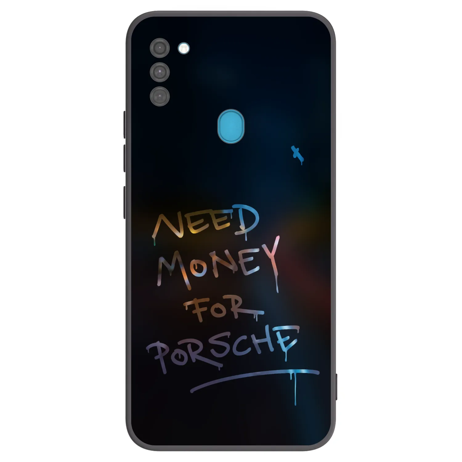 Picasee Samsung Galaxy M11 Hülle - Schwarzes Silikon - Neon Nights
