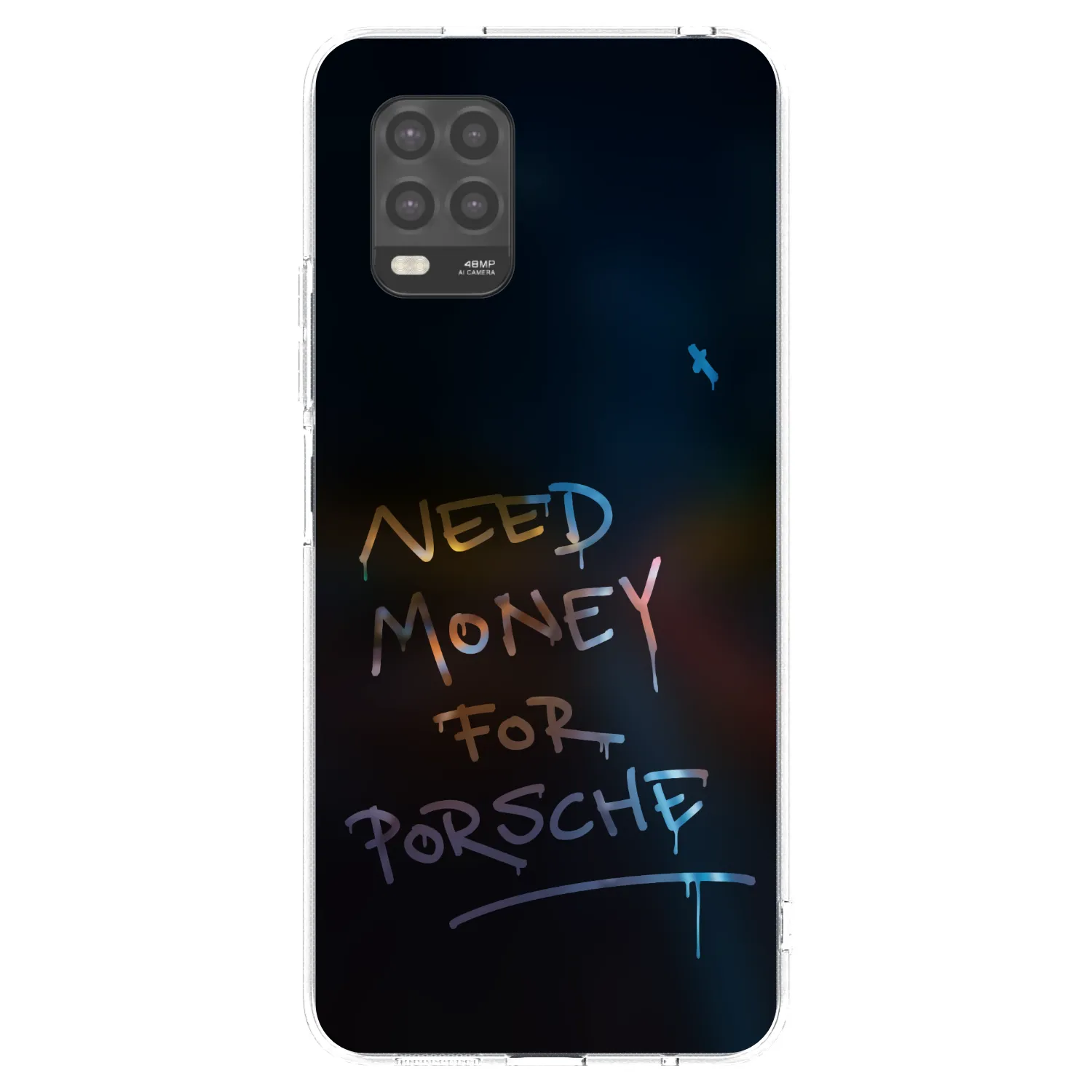 Picasee Xiaomi Mi 10 Lite Hülle - Transparentes Silikon - Neon Nights