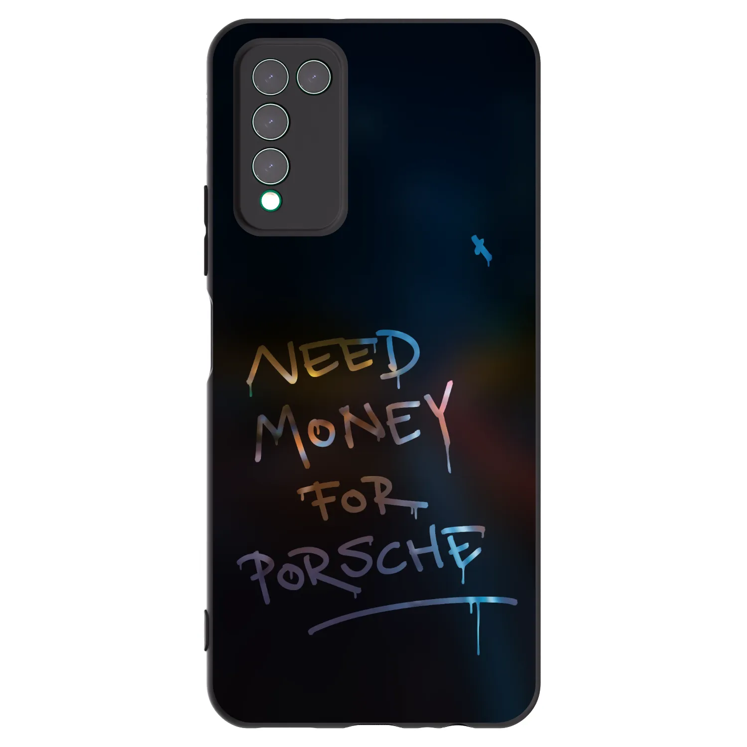 Picasee Honor 10X Lite Hülle - Schwarzes Silikon - Neon Nights