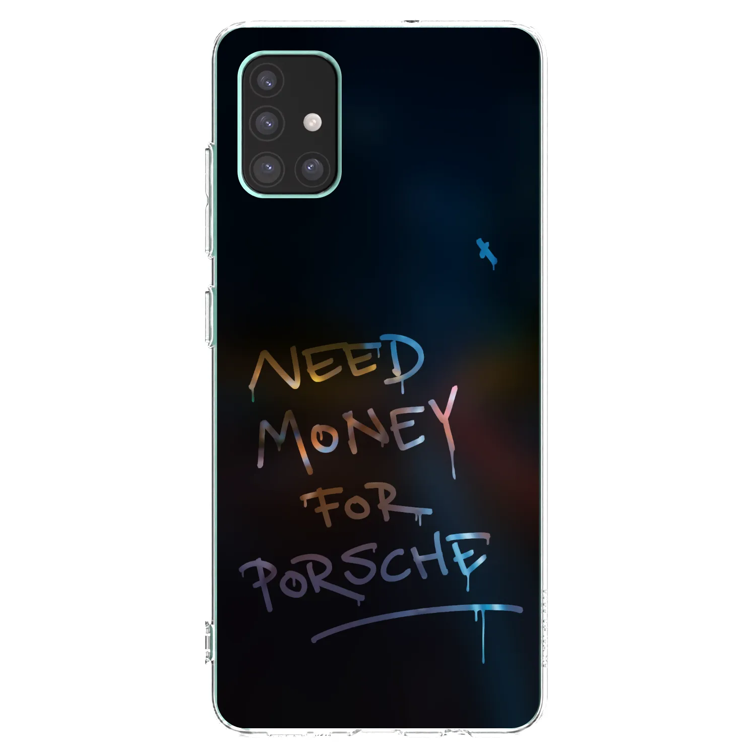 Picasee Samsung Galaxy M51 M515F Hülle - Transparentes Silikon - Neon Nights