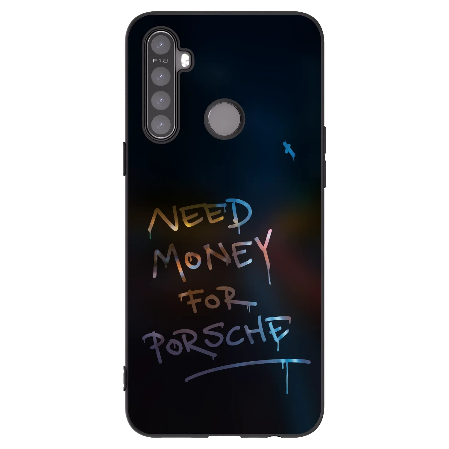 Picasee Realme 5 Hülle - Schwarzes Silikon - Neon Nights