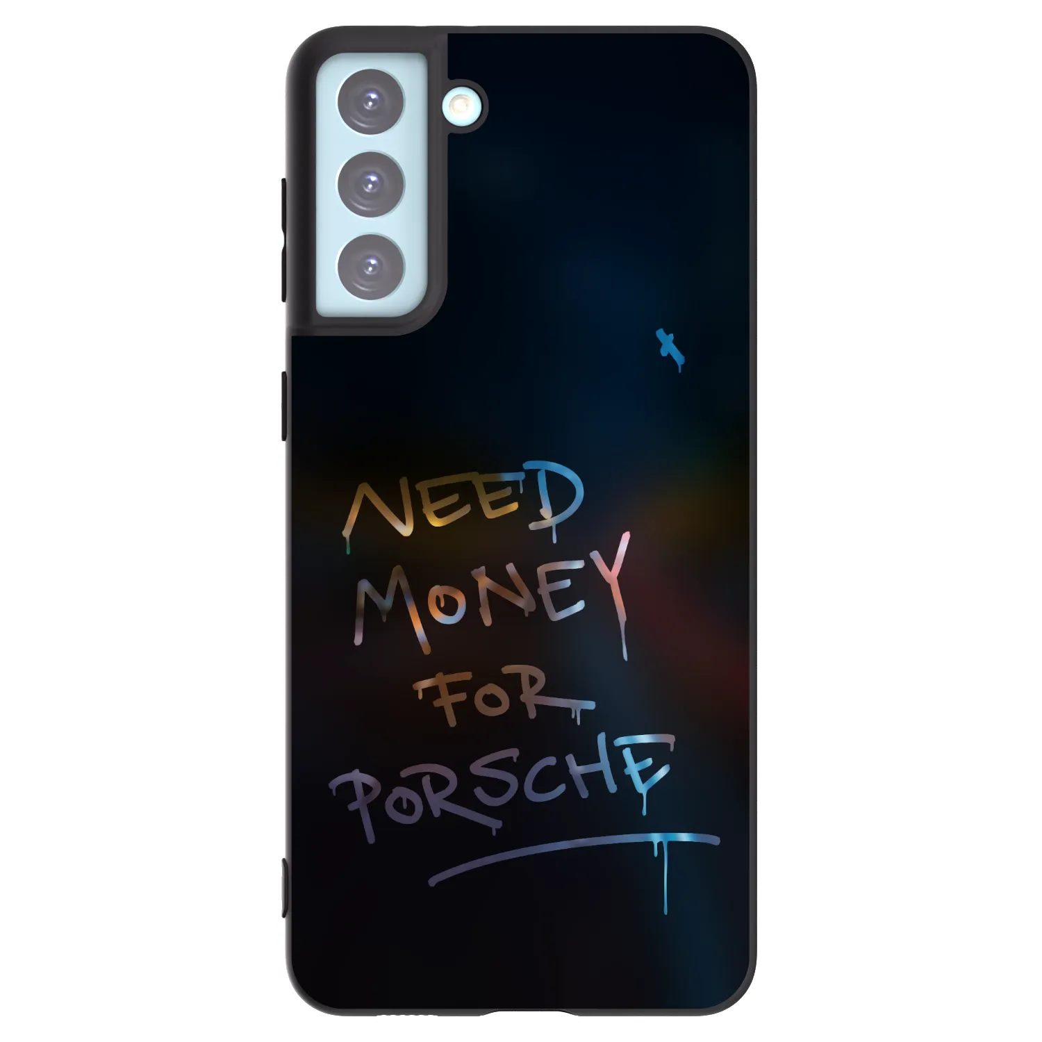 Picasee Samsung Galaxy S21+ 5G G996F Hülle - Schwarzes Silikon - Neon Nights