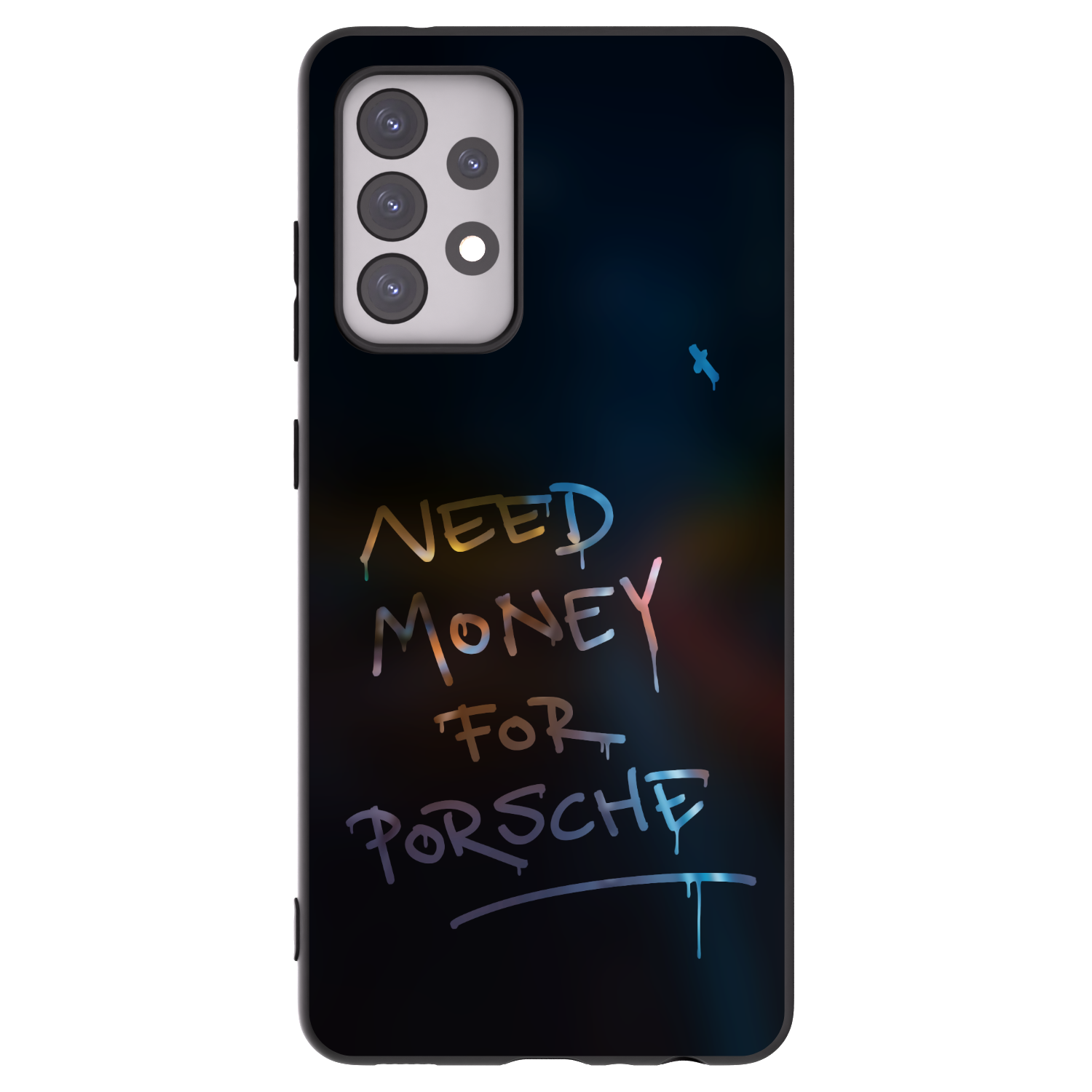 Picasee Samsung Galaxy A52 5G A525F Hülle - Schwarzes Silikon - Neon Nights