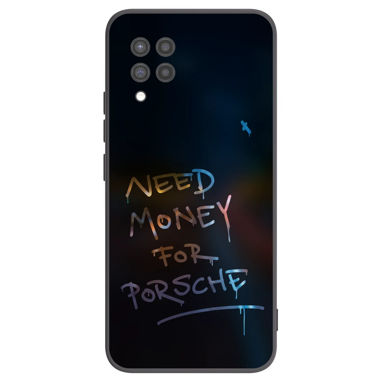 Picasee Samsung Galaxy A42 A426B Hülle - Schwarzes Silikon - Neon Nights