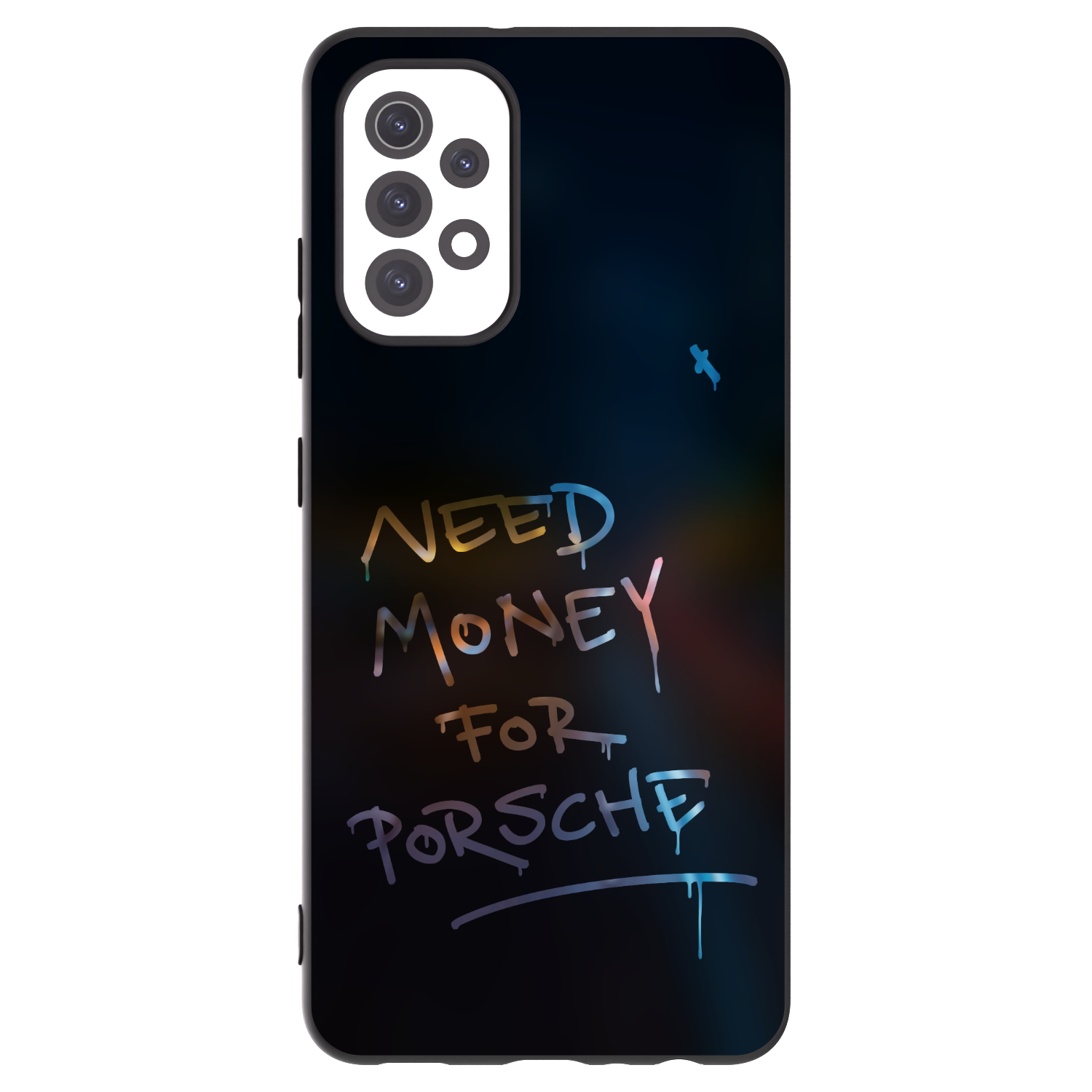 Picasee Samsung Galaxy A32 5G A326B Hülle - Schwarzes Silikon - Neon Nights