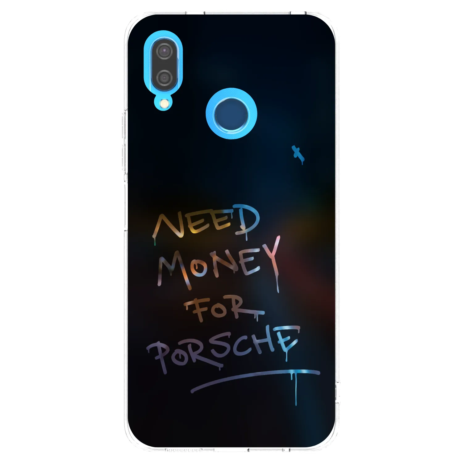 Picasee Huawei P20 Lite Hülle - Transparentes Silikon - Neon Nights