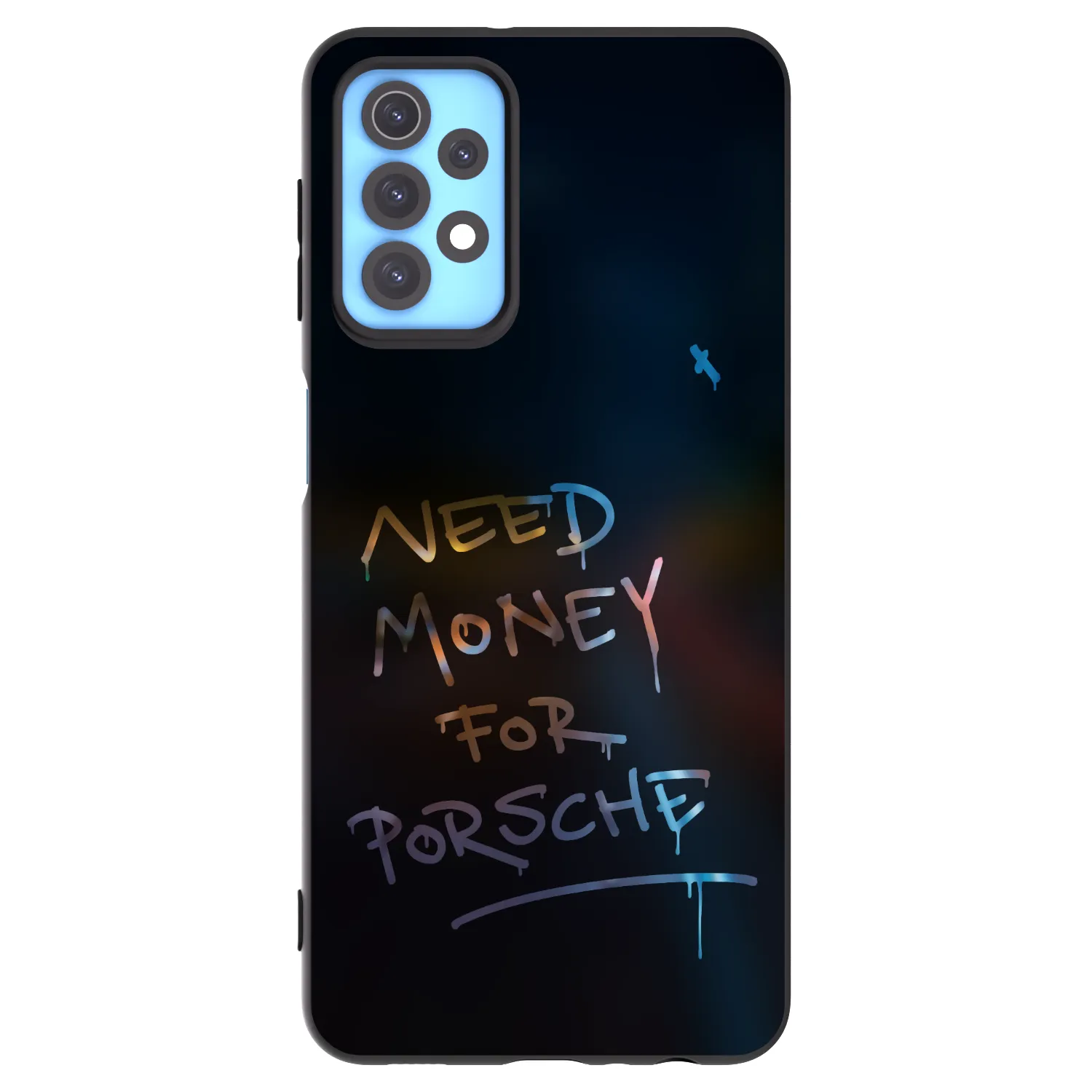 Picasee Samsung Galaxy A32 4G SM-A325F Hülle - Schwarzes Silikon - Neon Nights