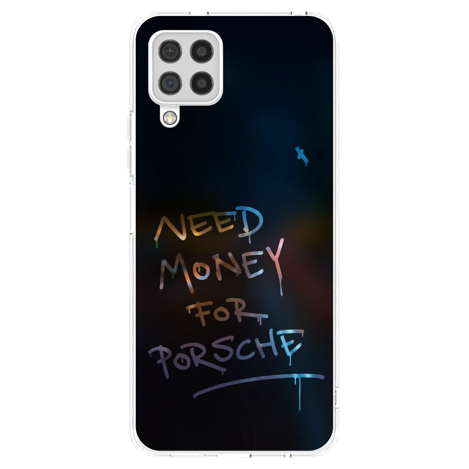 Picasee Samsung Galaxy A22 A225F 4G Hülle - Transparentes Silikon - Neon Nights