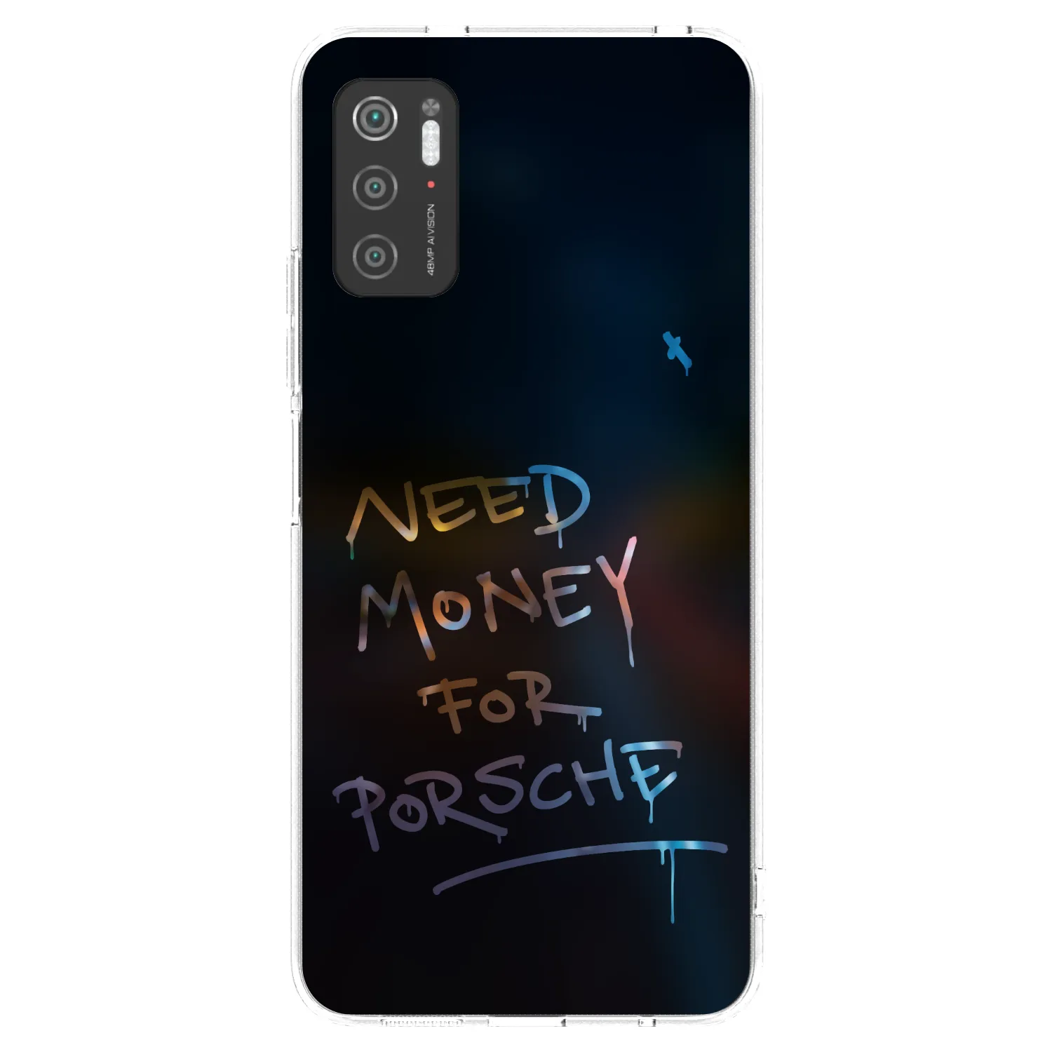 Picasee Xiaomi Poco M3 Pro 5G Hülle - Transparentes Silikon - Neon Nights