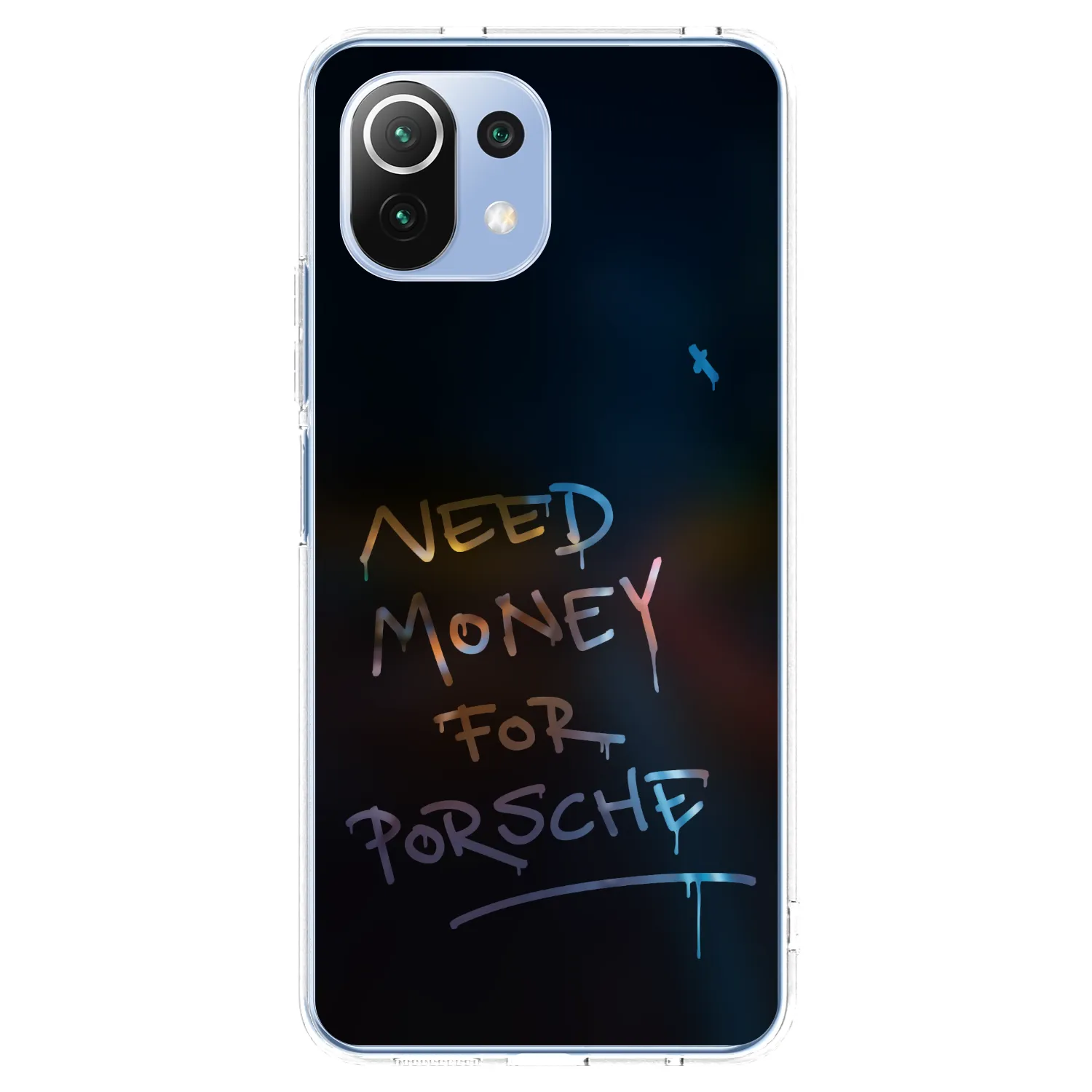 Picasee Xiaomi 11 Lite 5G NE Hülle - Transparentes Silikon - Neon Nights