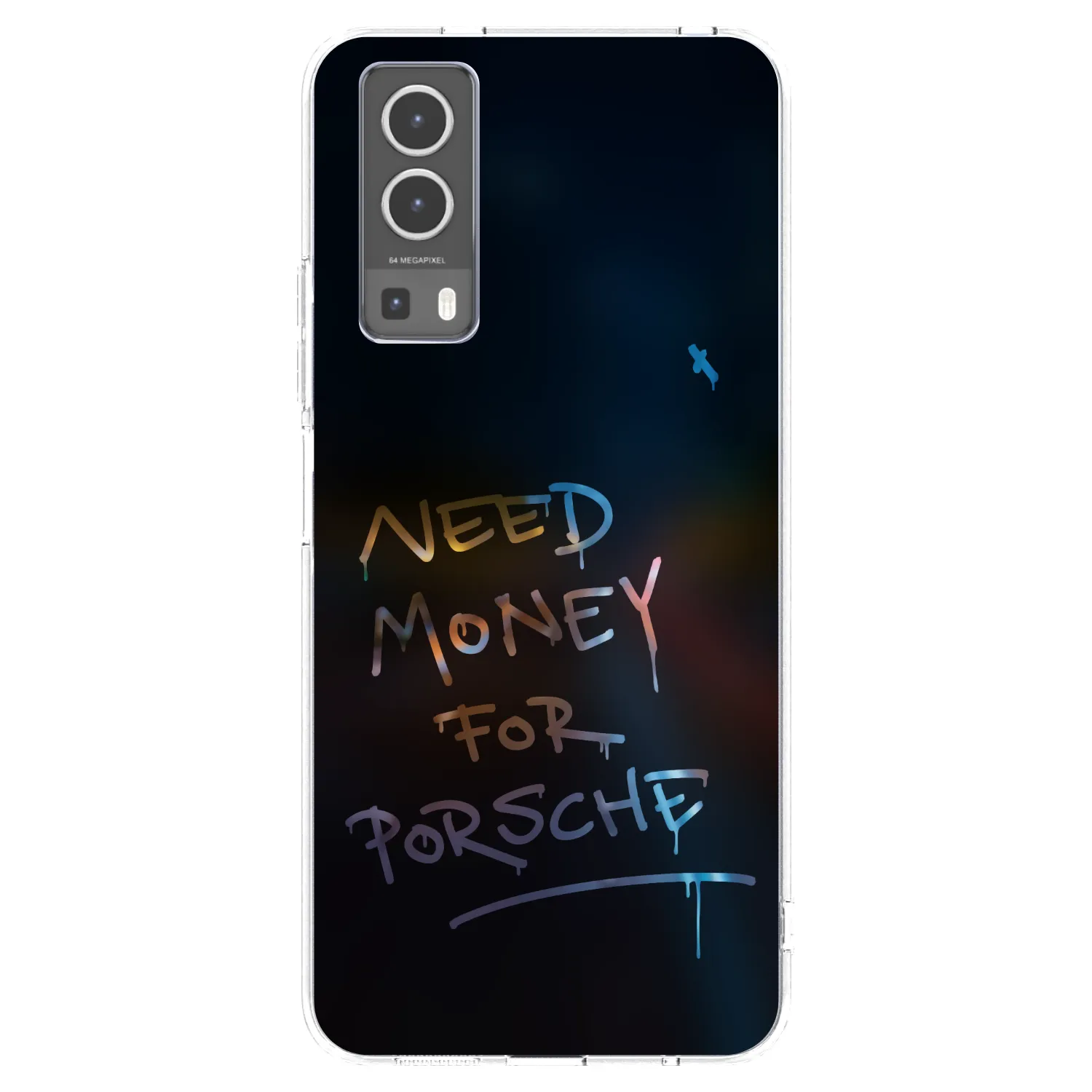 Picasee Vivo Y72 5G Hülle - Transparentes Silikon - Neon Nights