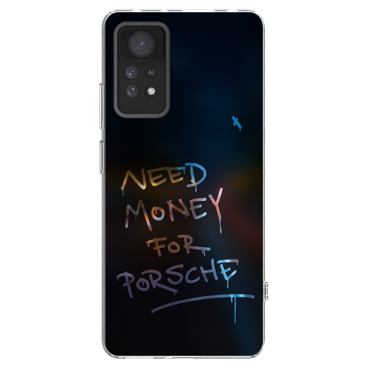 Picasee Xiaomi Redmi Note 11 Pro Hülle - Transparentes Silikon - Neon Nights