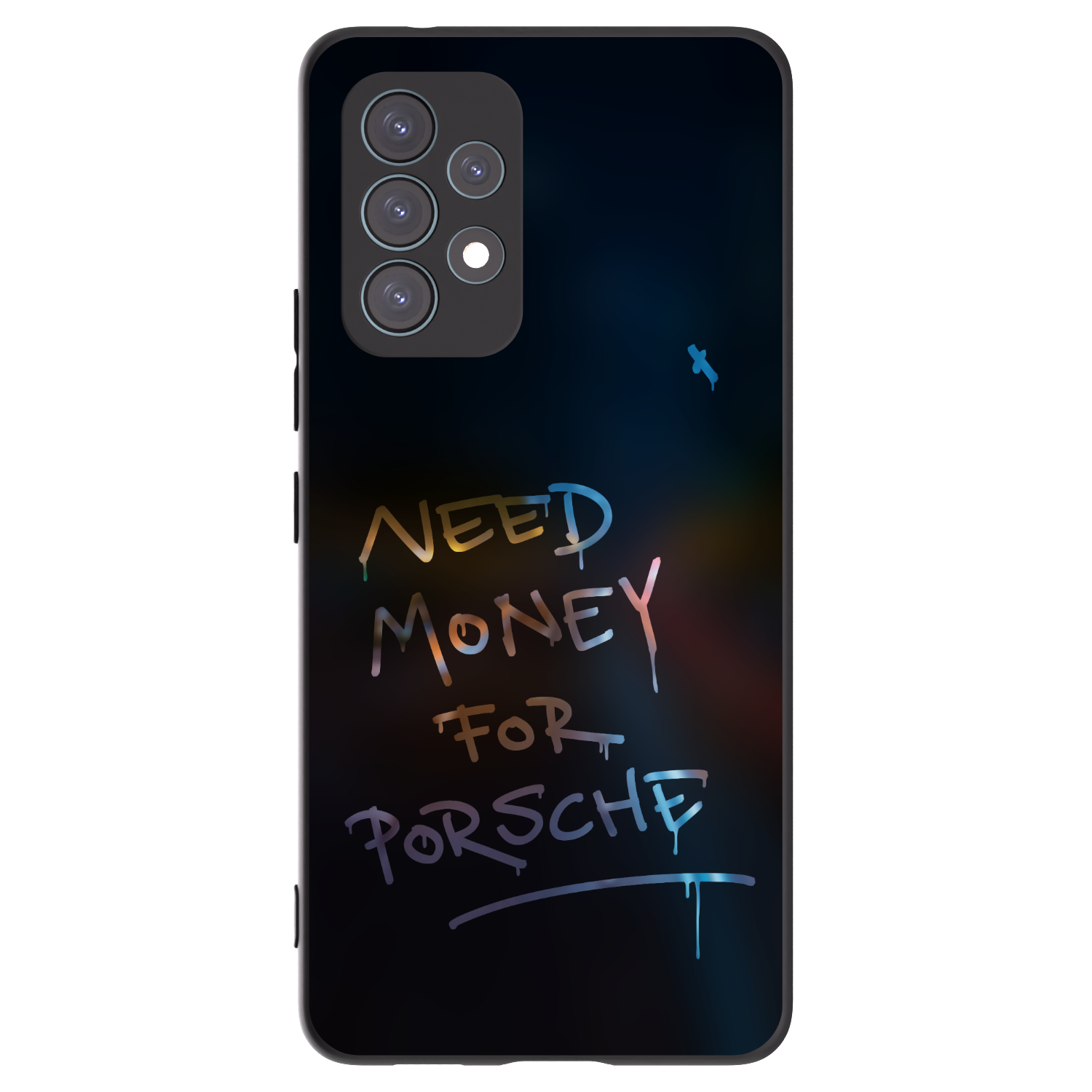 Picasee Samsung Galaxy A53 5G A536 Hülle - Schwarzes Silikon - Neon Nights