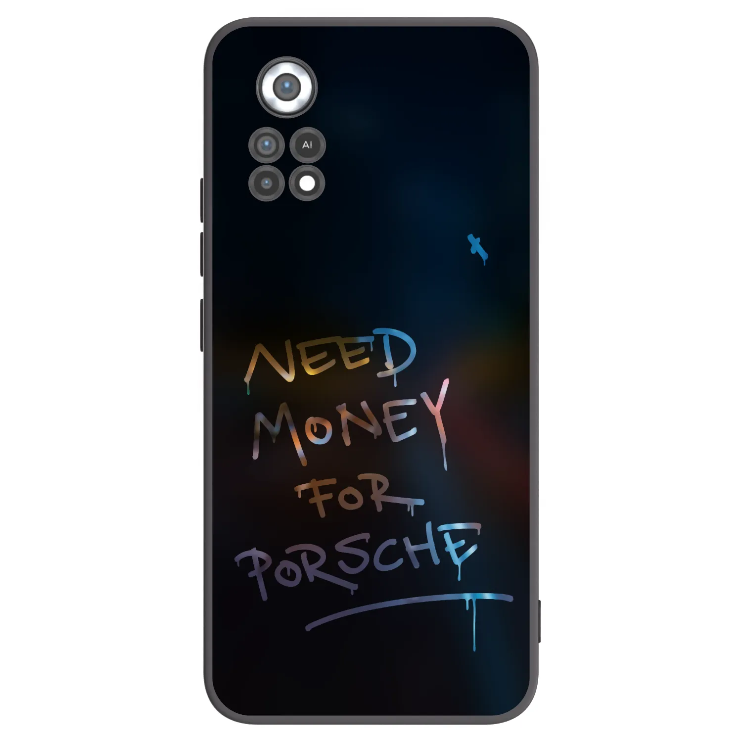 Picasee Xiaomi Poco X4 Pro 5G Hülle - Schwarzes Silikon - Neon Nights