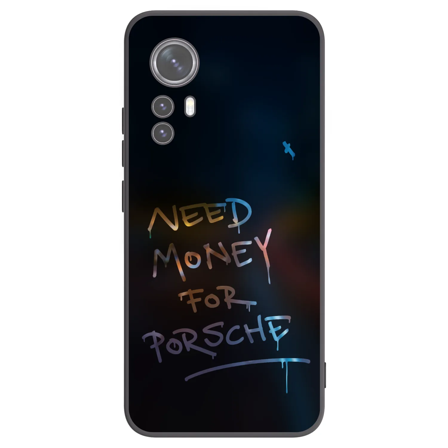 Picasee Xiaomi 12 Hülle - Schwarzes Silikon - Neon Nights