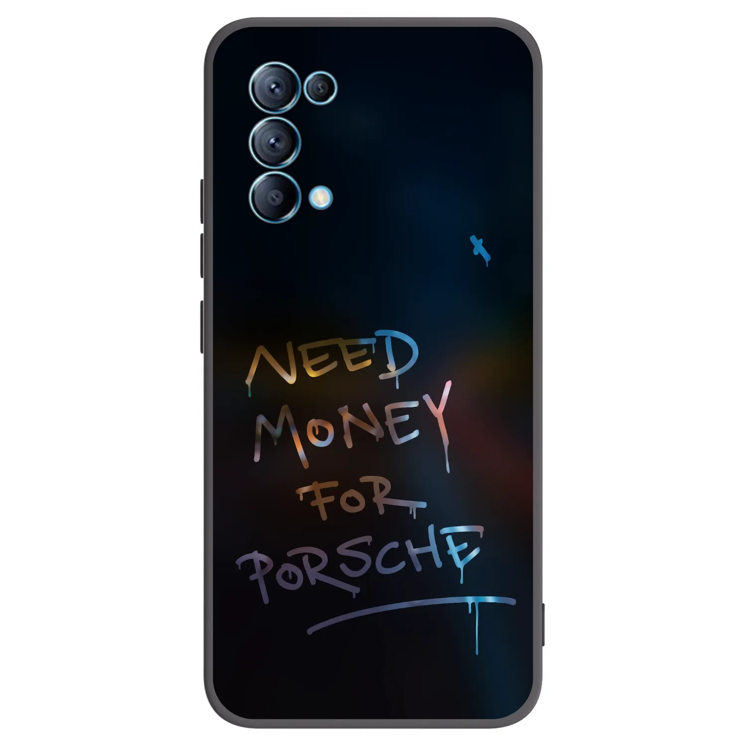 Picasee OPPO Reno 5 5G Hülle - Schwarzes Silikon - Neon Nights