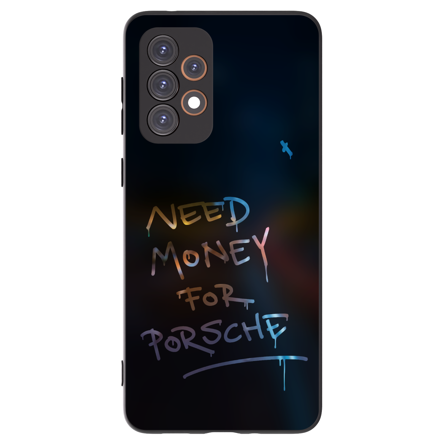 Picasee Samsung Galaxy A33 5G A336 Hülle - Schwarzes Silikon - Neon Nights