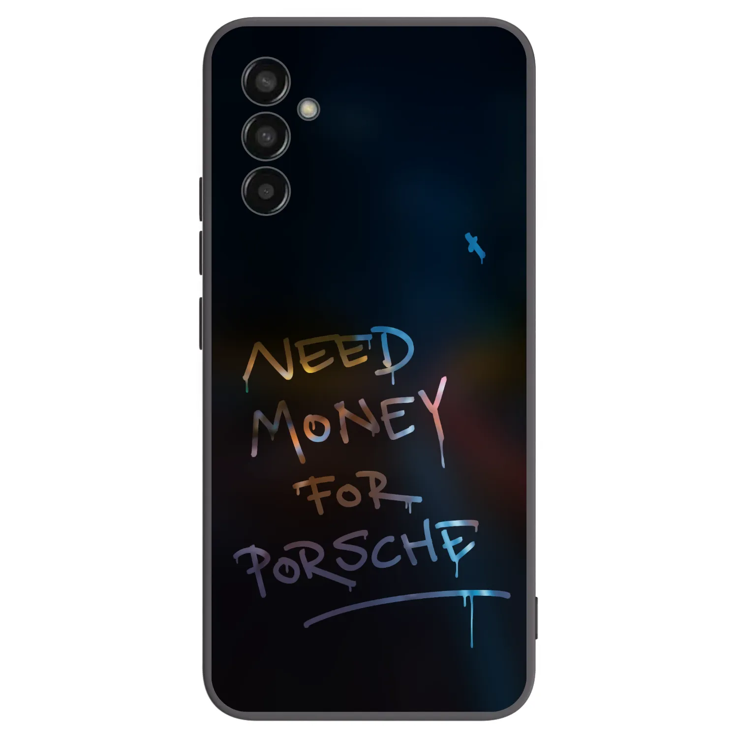 Picasee Samsung Galaxy M13 M135F Hülle - Schwarzes Silikon - Neon Nights