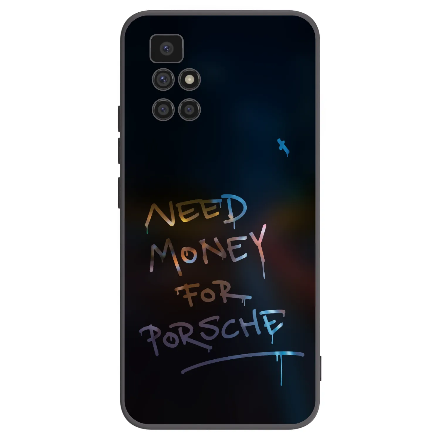 Picasee Xiaomi Redmi 10 (2022) Hülle - Schwarzes Silikon - Neon Nights