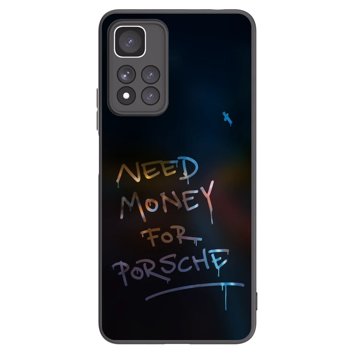 Picasee Xiaomi Redmi Note 11 Pro+ 5G Hülle - Schwarzes Silikon - Neon Nights