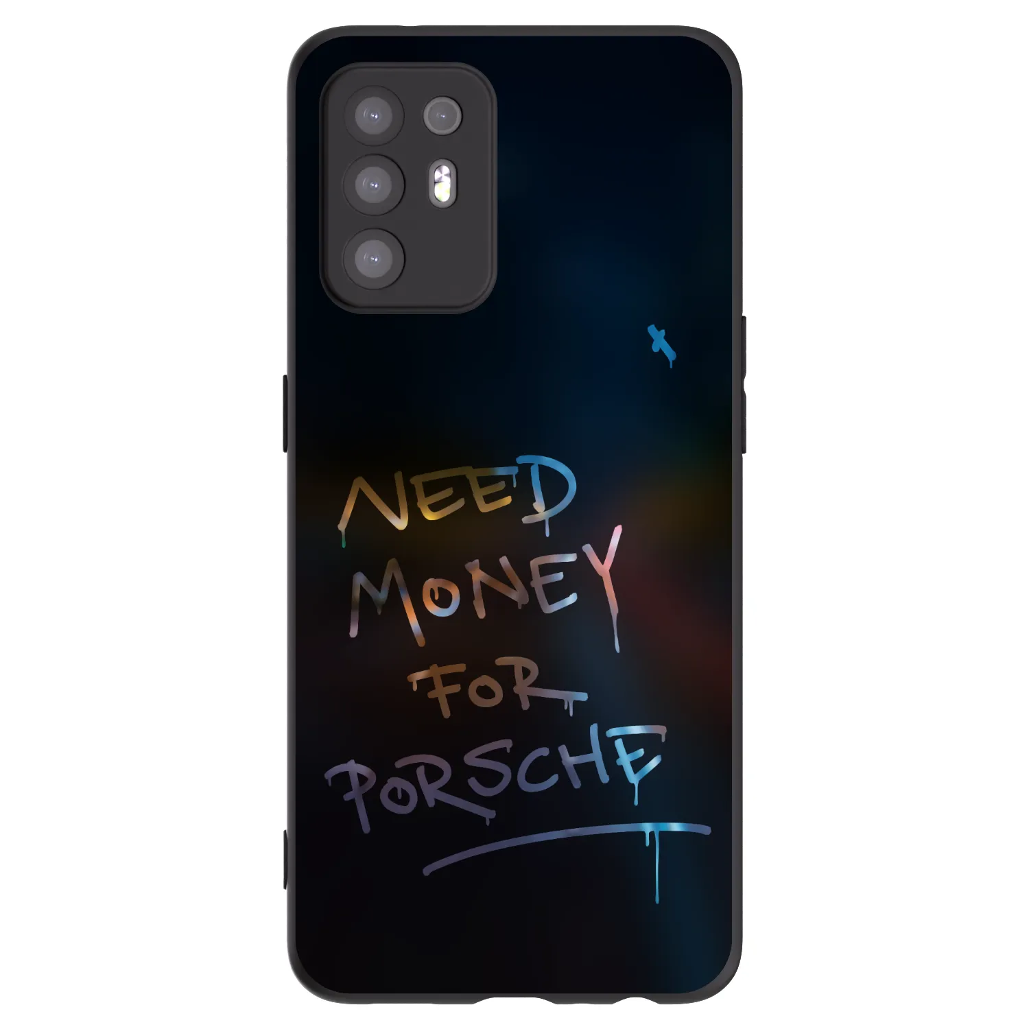 Picasee OPPO A94 5G Hülle - Schwarzes Silikon - Neon Nights