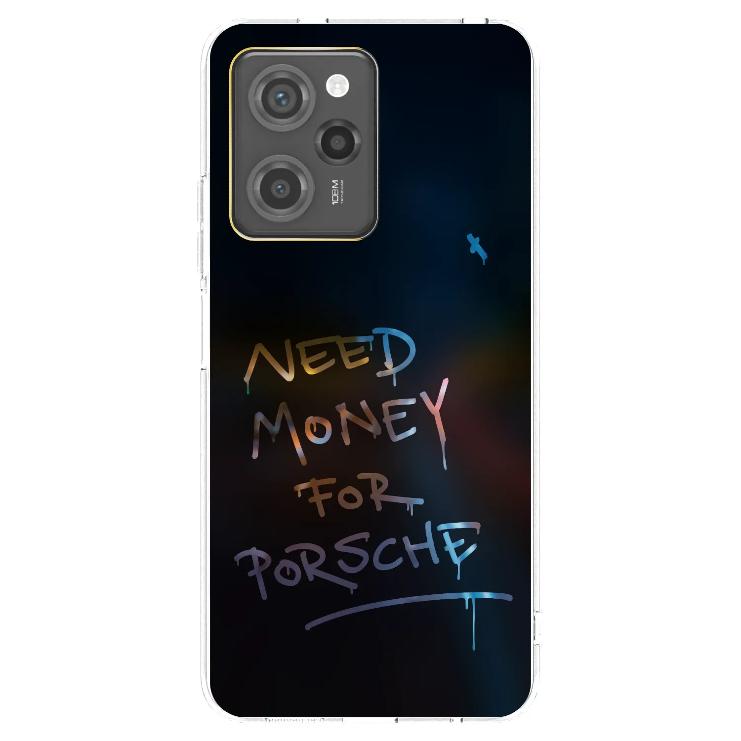 Picasee Xiaomi Poco X5 Pro Hülle - Schwarzes Silikon - Neon Nights