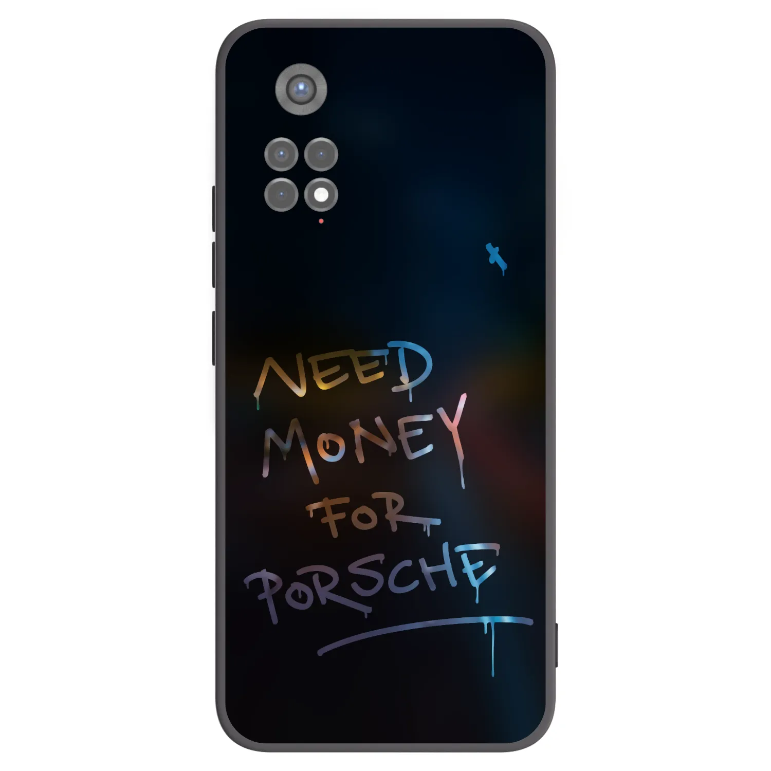 Picasee Xiaomi Redmi Note 11S 5G Hülle - Schwarzes Silikon - Neon Nights